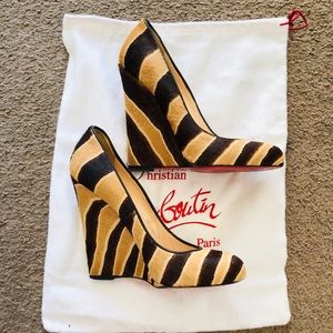 Christian Louboutin lady lynch wedges: final price
